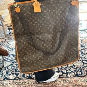 Louis Vuitton Vintage 90s Monogram Canvas Garment Hanging Bag